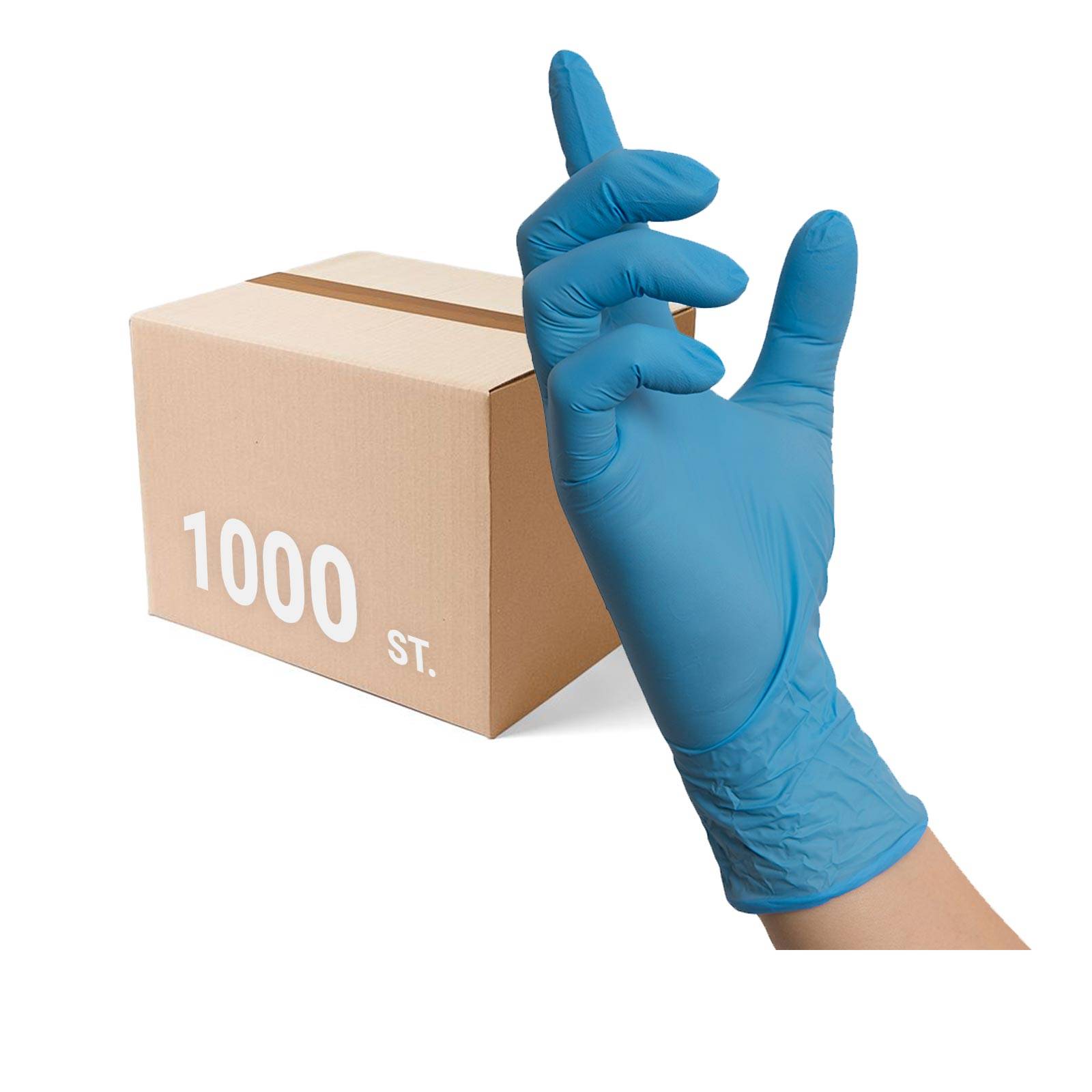 NITRAS Medical Einmalhandschuhe Blue Wave 8311 - 10x 100 Stück - Größe:7