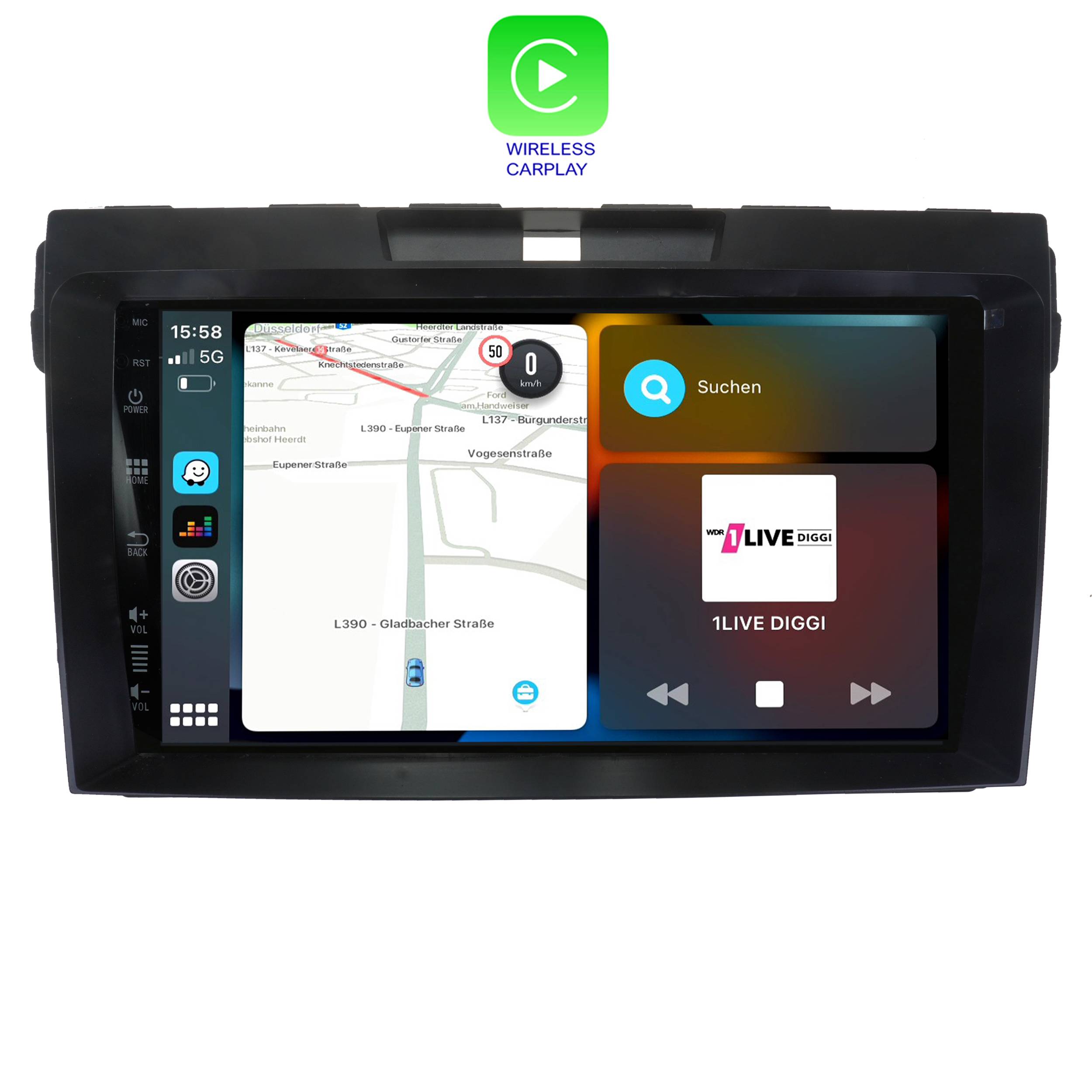 Für Mazda CX-7 9" Touchscreen Android Autoradio USB GPS Navigation CarPlay