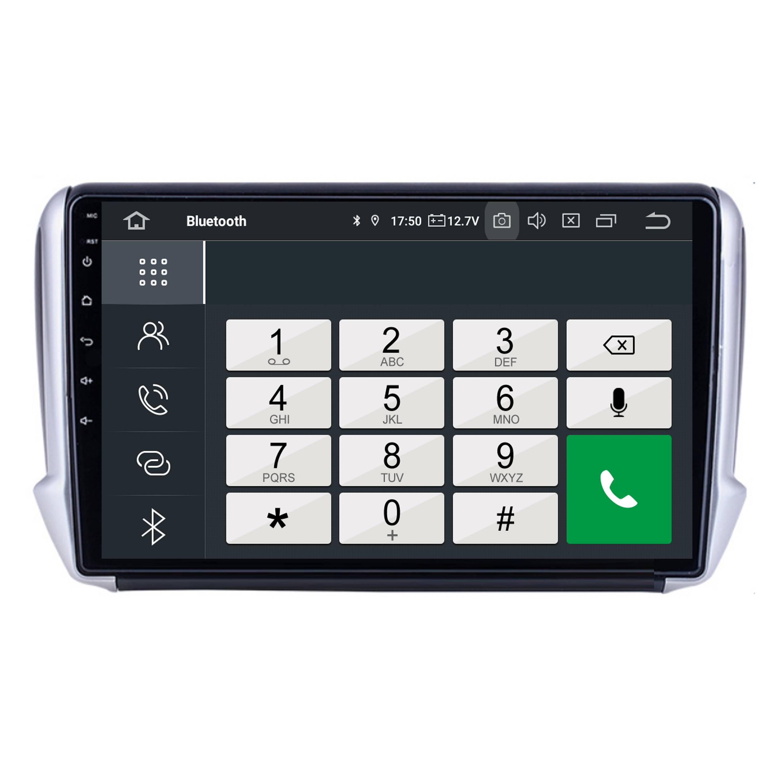 Für Peugeot 208 10" Touchscreen Android Autoradio GPS Navigation USB CarPlay