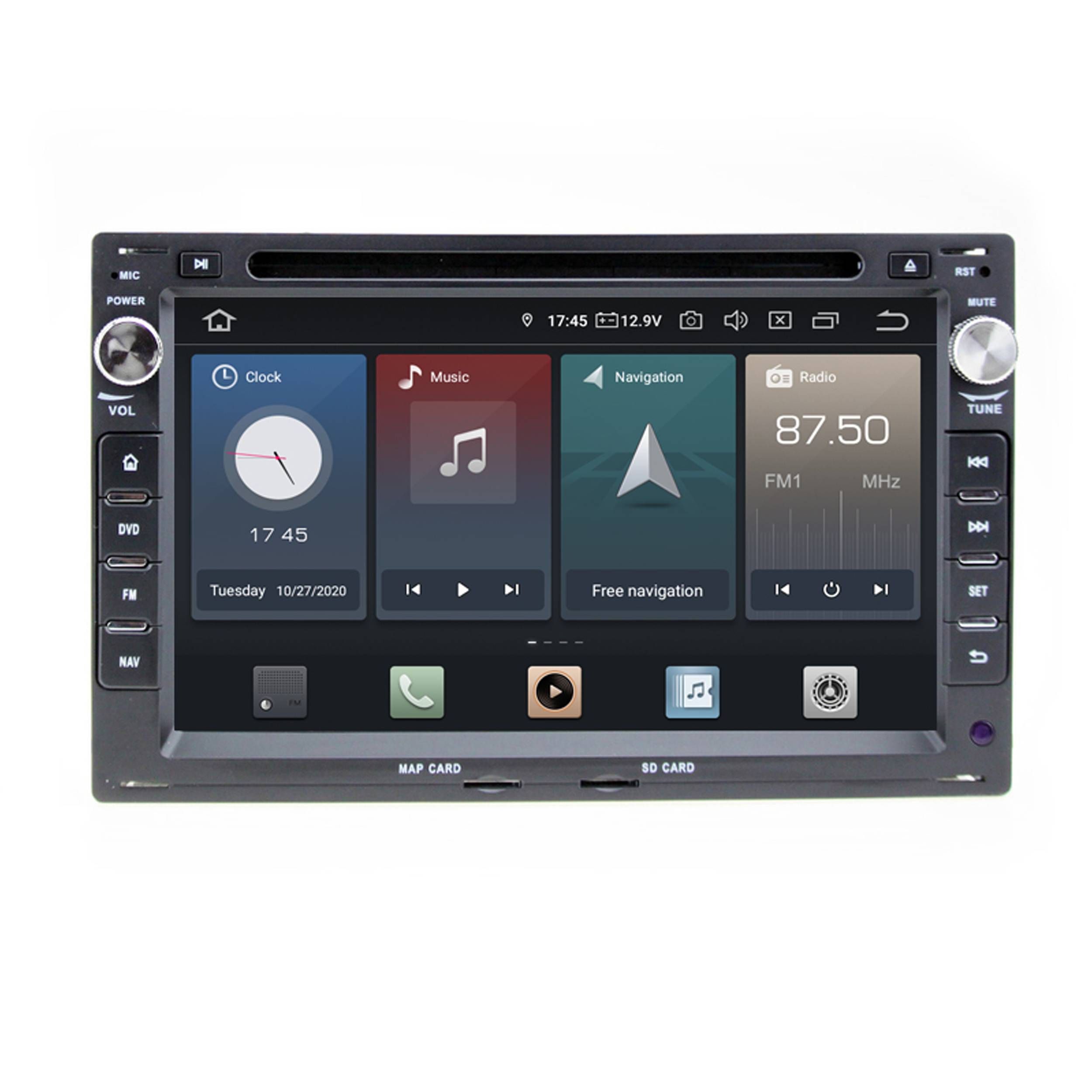 Für Peugeot 207 307 7" Touchscreen Android Autoradio DVD GPS Navigation Carplay