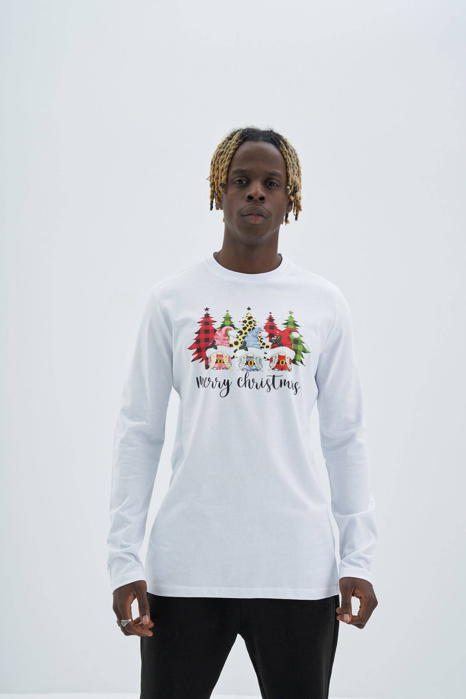 Ossy Homer 100% Cotton Baumwolle Oversize Sweatshirt Sweater Shirt Unisex weiß S Motiv-4