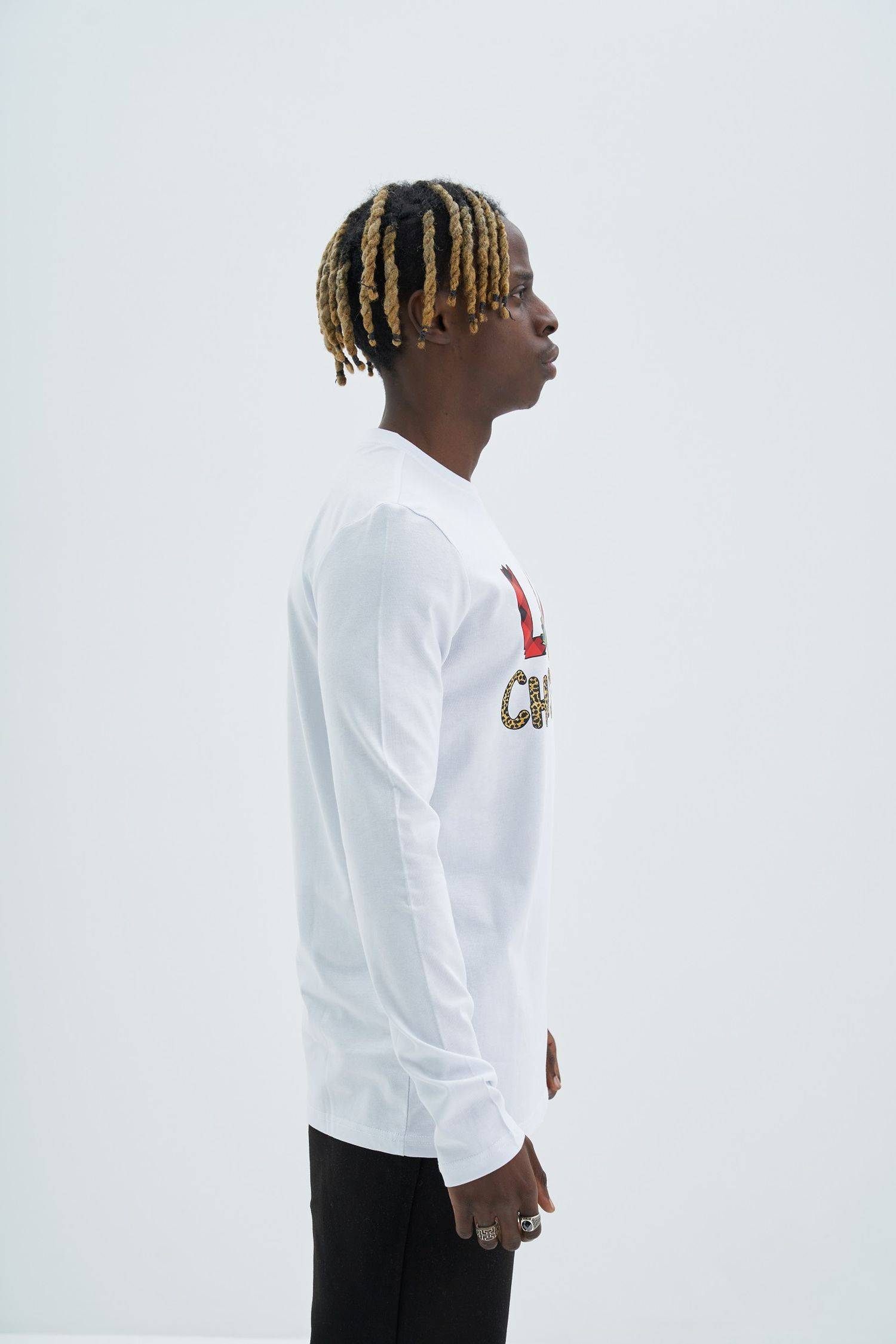 Ossy Homer 100% Cotton Baumwolle Oversize Sweatshirt Sweater Shirt Unisex weiß M Motiv-3