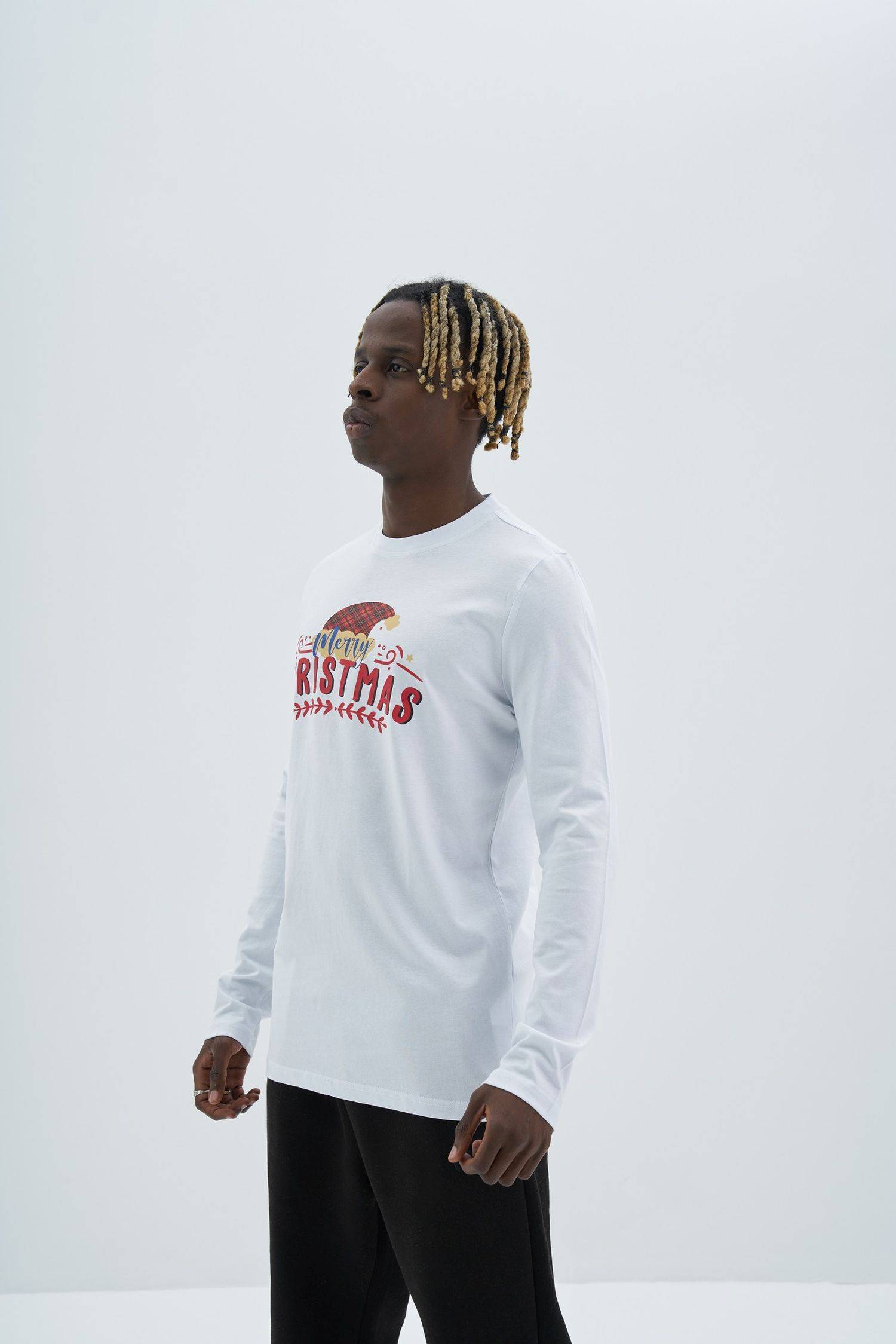 Ossy Homer 100% Cotton Baumwolle Oversize Sweatshirt Sweater Shirt Unisex weiß L Motiv-2