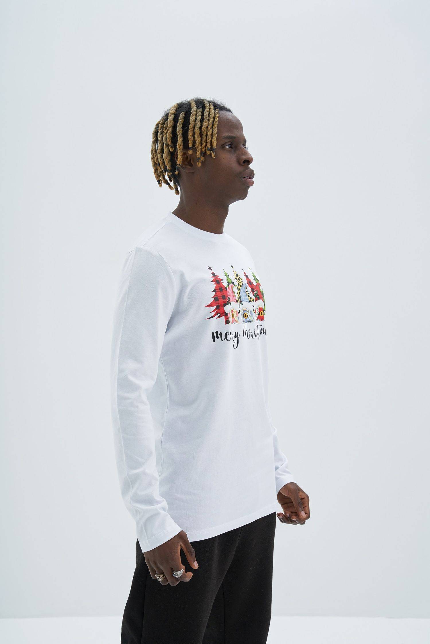 Ossy Homer 100% Cotton Baumwolle Oversize Sweatshirt Sweater Shirt Unisex weiß XL Motiv-4