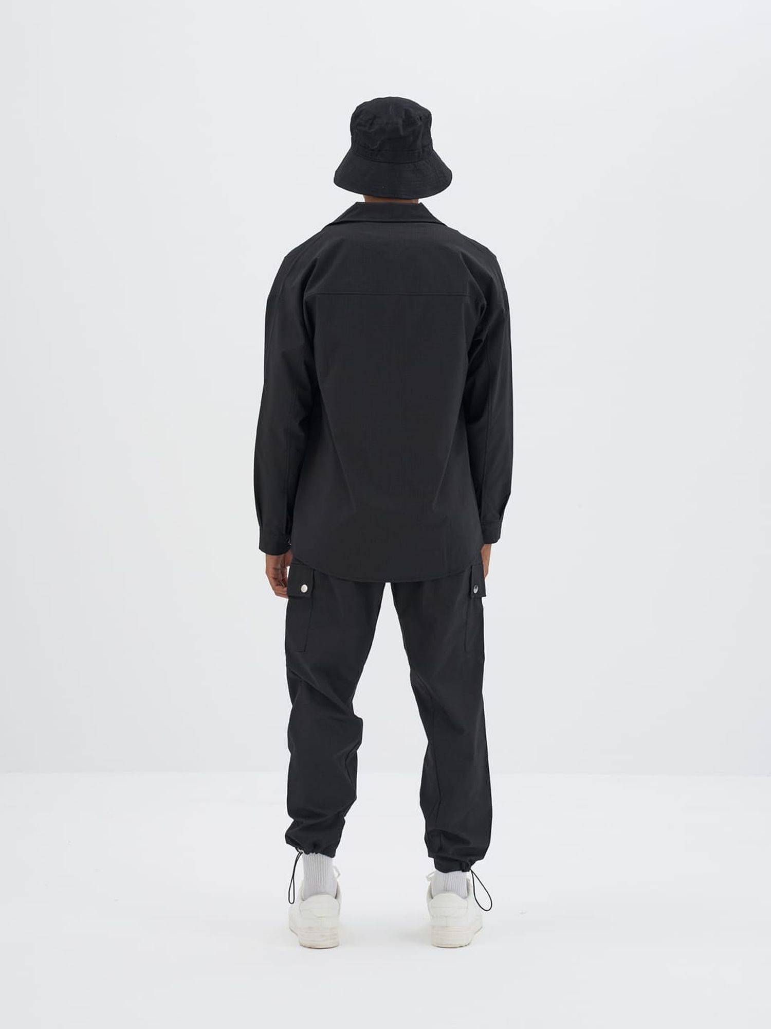 Ossy Homer Set Jacke Hose für Herren Freizeitanzug S Schwarz