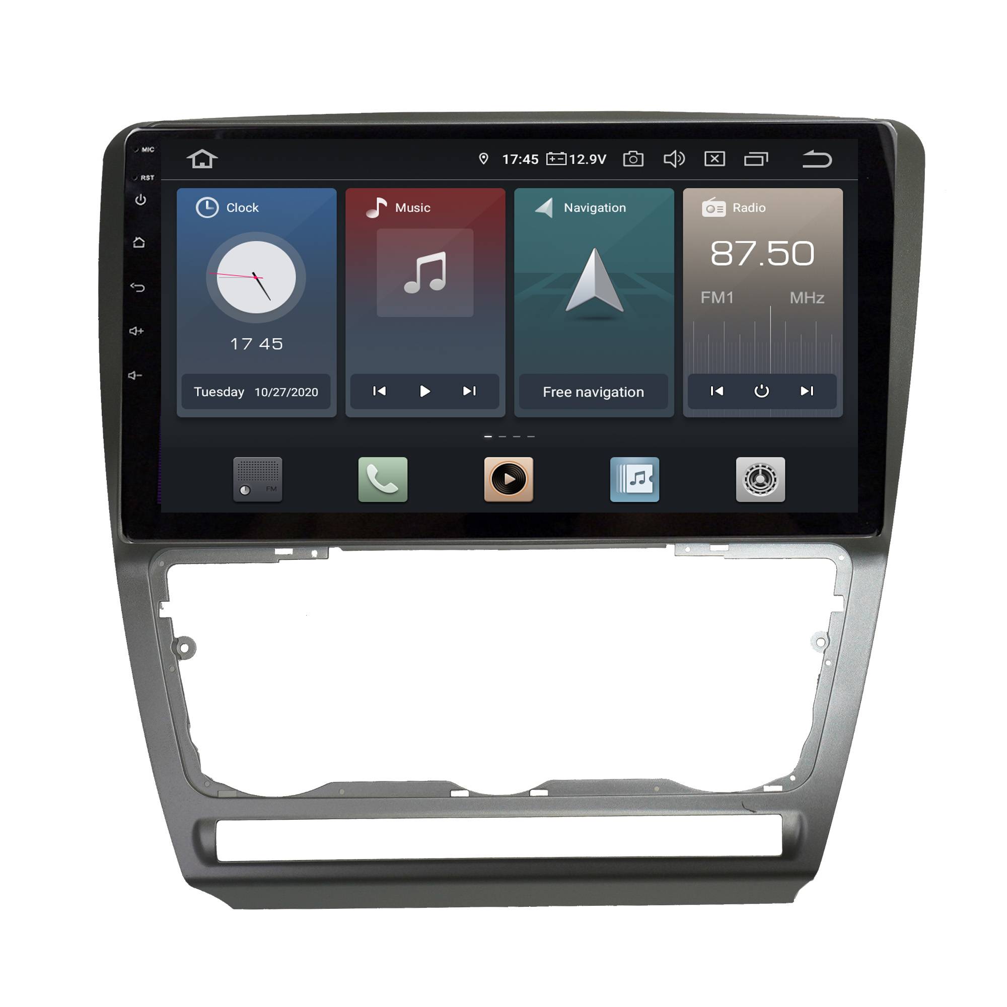 Für Skoda Octavia II 2 1Z 10 "Touch Android Autoradio GPS Navigation CarPlay