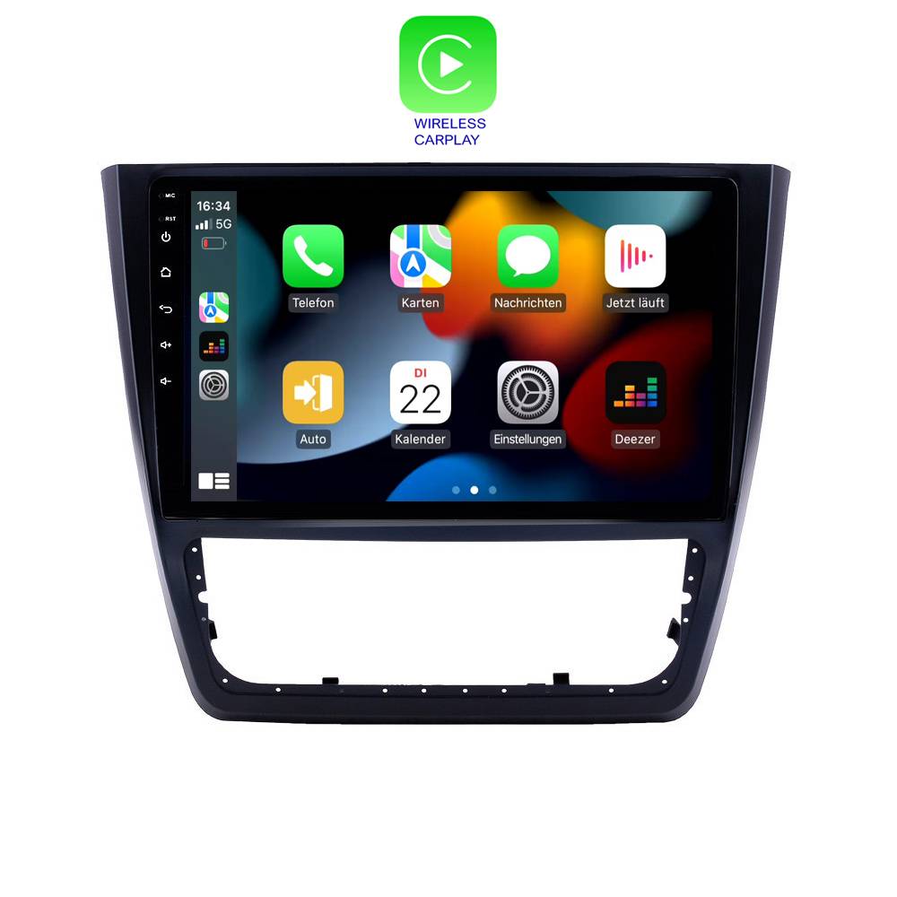 Für Skoda Yeti 10" Touchscreen Android Autoradio GPS Navigation CarPlay