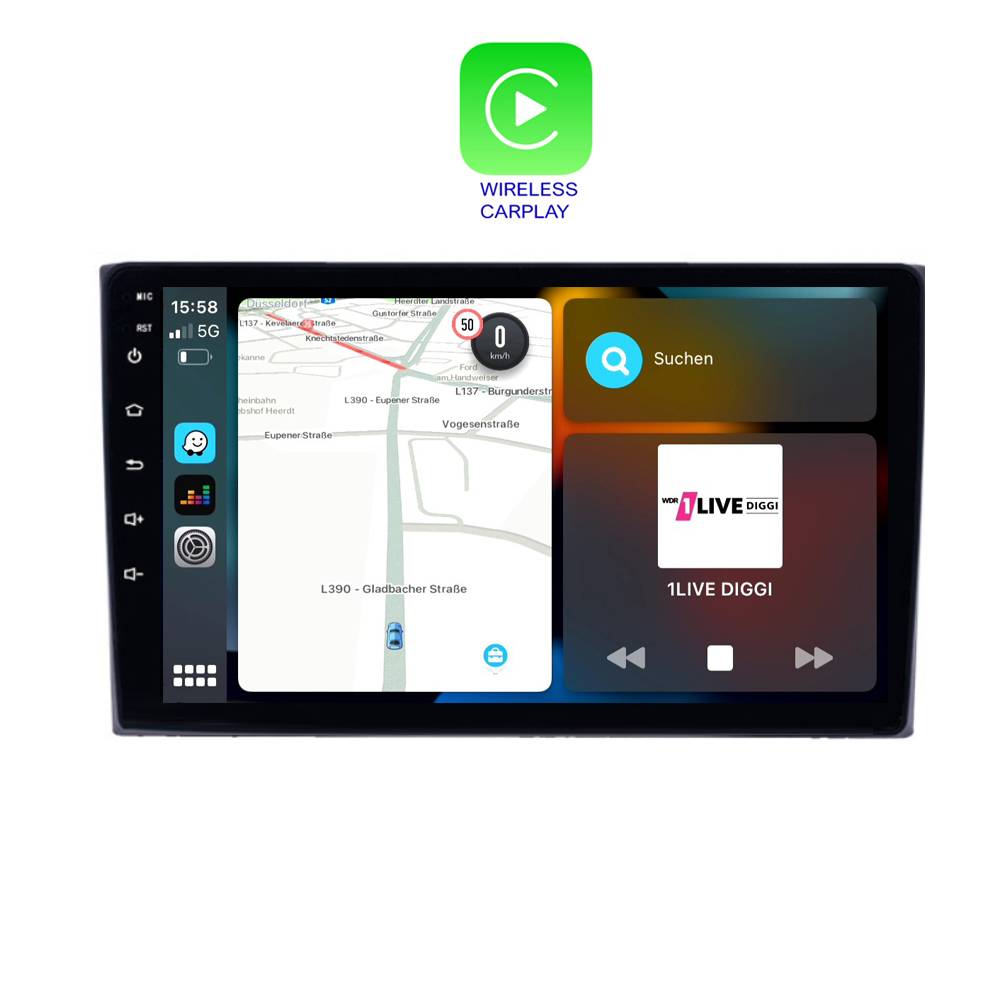 Für Suzuki Grand Vitara 9"Touchscreen Android Autoradio GPS Navigation CarPlay