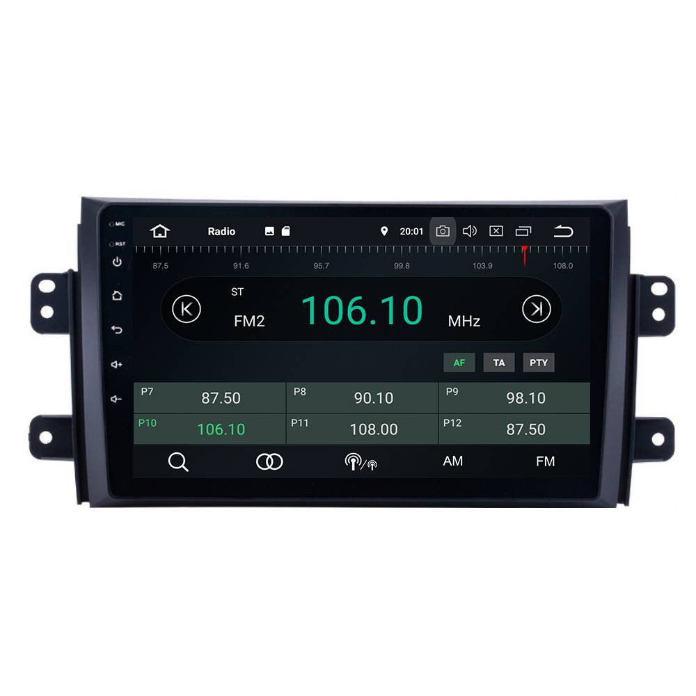 Für Suzuki SX4 Fiat Sedici 9" Touchscreen Android Autoradio GPS Navi CarPlay