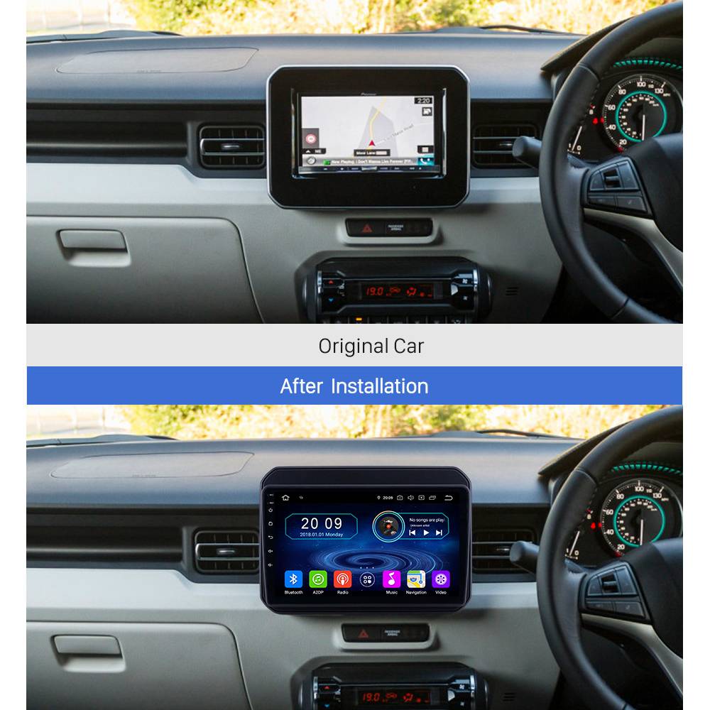Für Suzuki Ignis 9" Touchscreen Android Autoradio GPS Navi CarPlay AndroidAuto