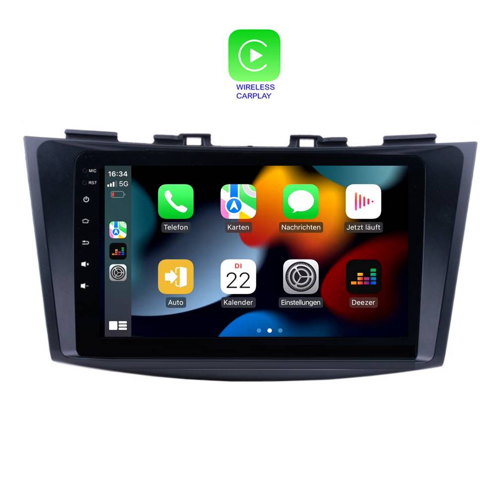 Für Suzuki Swift 9" Touchscreen Android Autoradio GPS Navigation CarPlay