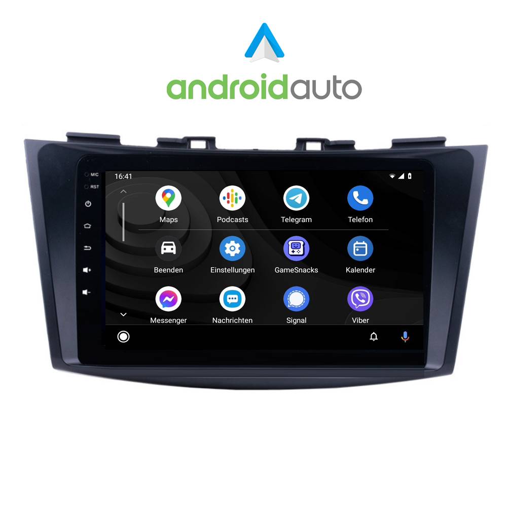 Für Suzuki Swift 9" Touchscreen Android Autoradio GPS Navigation CarPlay