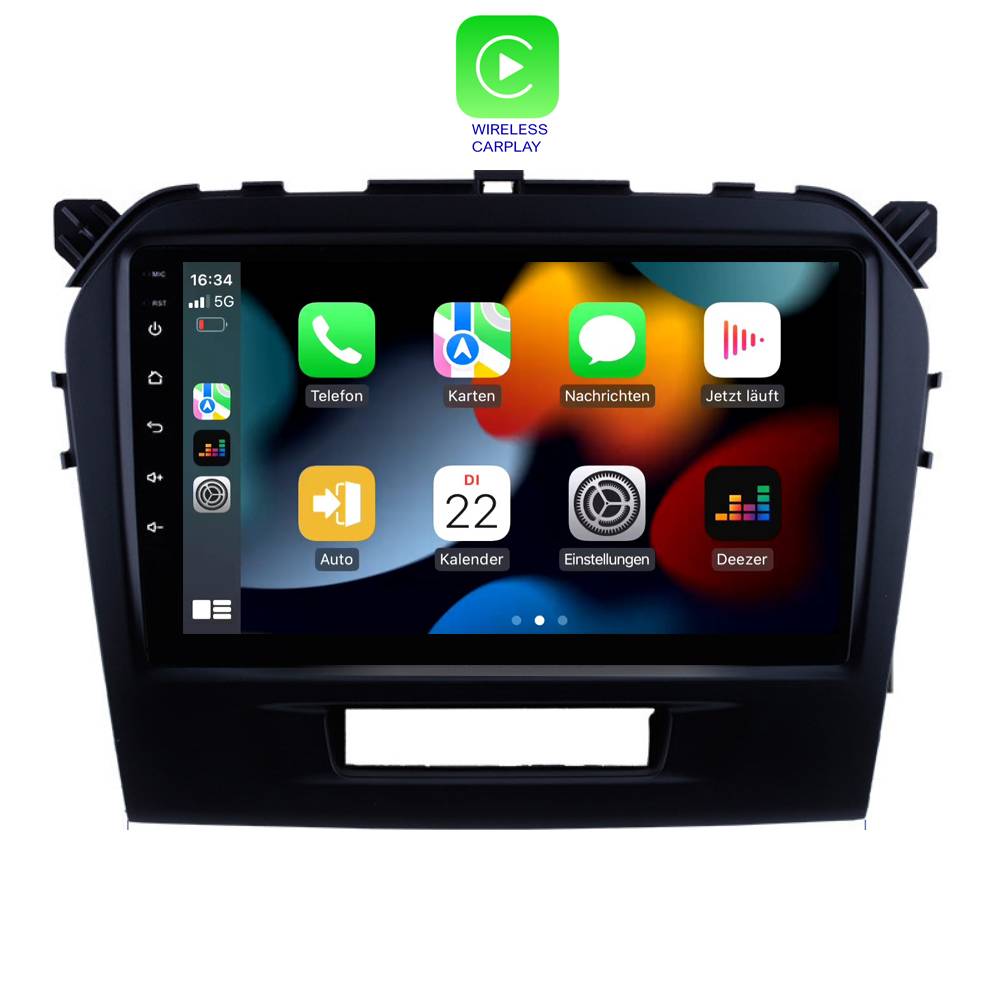 Für Suzuki Vitara 9"Touchscreen Android Autoradio GPS Navi CarPlay AndroidAuto