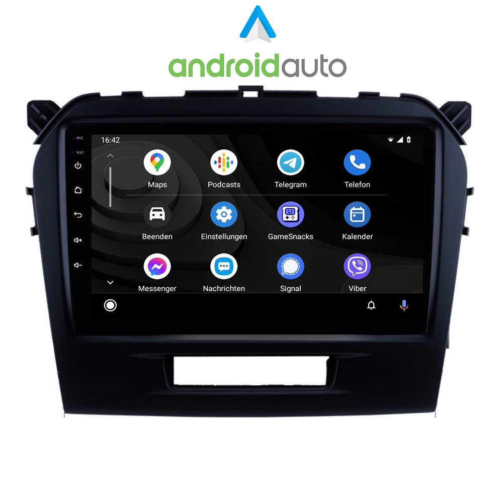 Für Suzuki Vitara 9"Touchscreen Android Autoradio GPS Navi CarPlay AndroidAuto