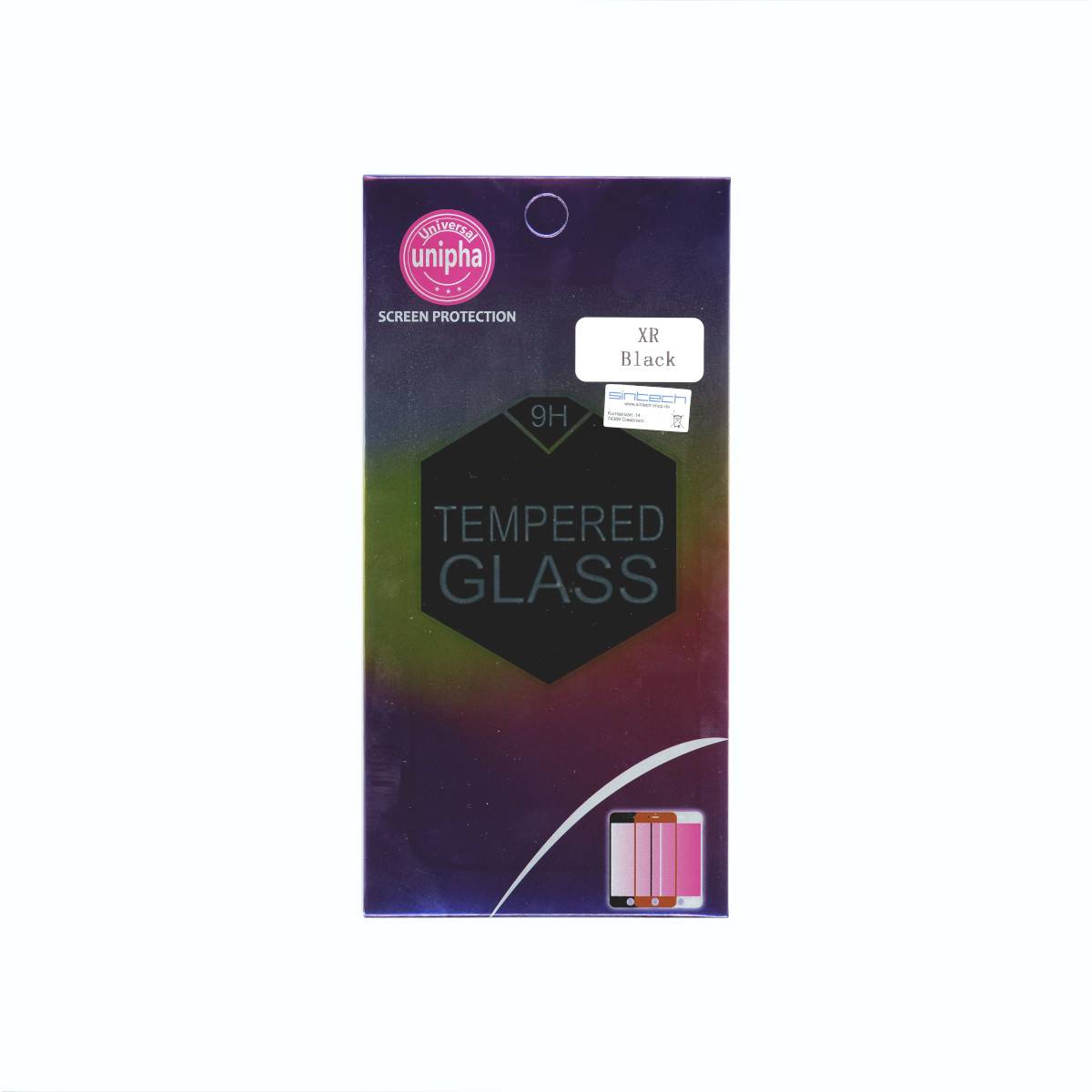 Panzer Schutzfolie kompatibel für iPhone X / XR in SINTECH© Premium Qualität