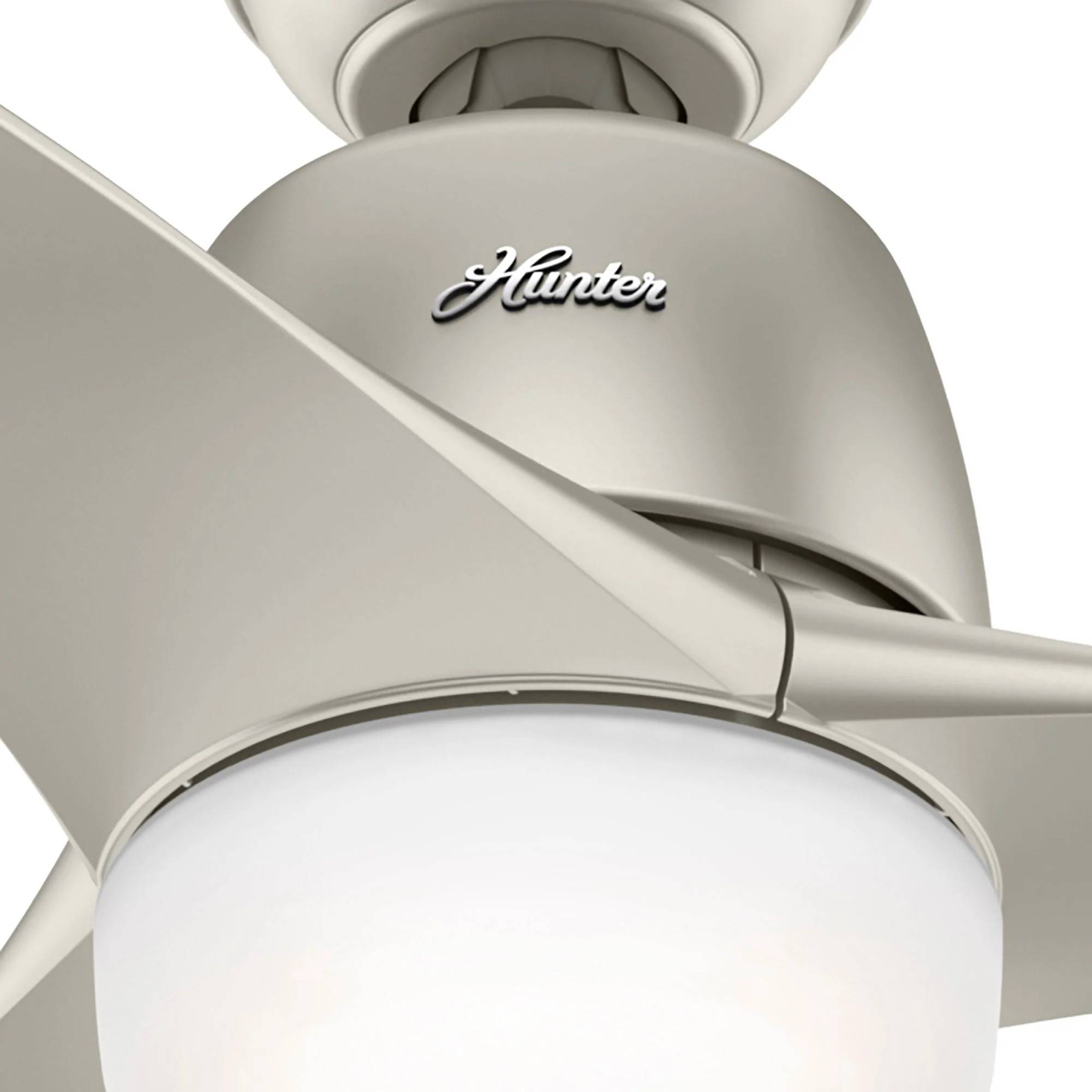Deckenventilator Harmony Nickel mit Licht & Fernbedienung