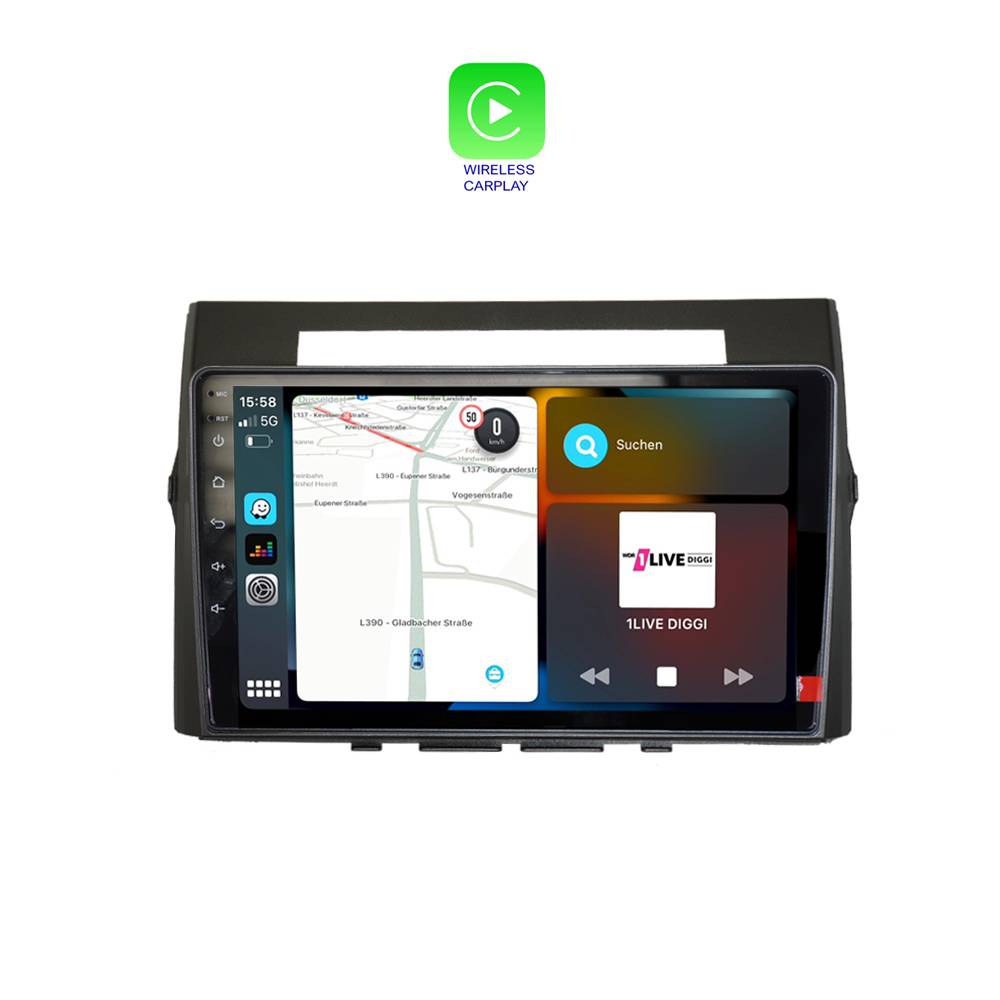 Für Toyota Corolla Verso 9" Touchscreen Android Autoradio GPS Navi CarPlay