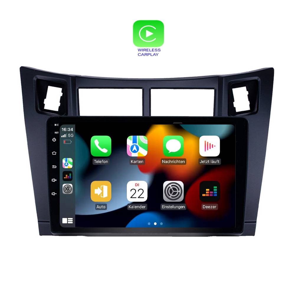 Für Toyota Yaris Vitz Platz 9" Touchscreen Android Autoradio GPS Navi CarPlay