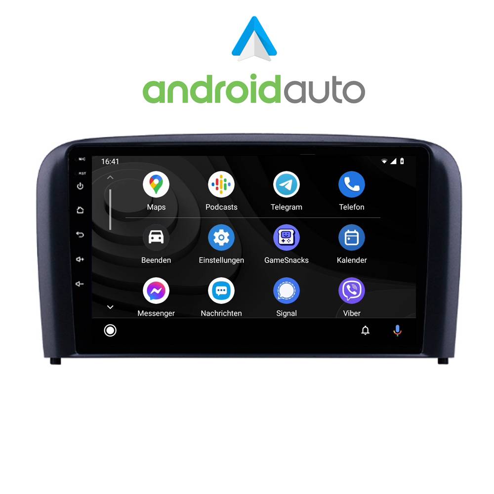 Für Volvo S80 98-06 9" Touchscreen Android Autoradio Bluetooth GPS Navi CarPlay