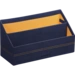 Rhodia Rhodiarama Briefständer Kunstleder, 25x10x14 cm Mitternachtsblau 194612C Rhodia Rhodiarama Briefständer Kunstleder, 25x10x14 cm Mitternachtsblau 194612C
