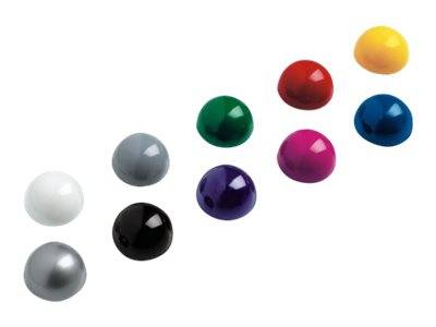 JAKOB MAUL - Maul - Magnet - 3 cm Durchmesser - gemischt (Packung mit 10)