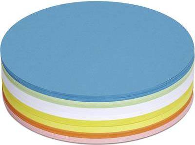 Maul Moderationskarten 6395099 Kreis Ø 18,5 cm Weiß, Gelb, Orange, Rot, Grün, Blau, 250St (6395099)