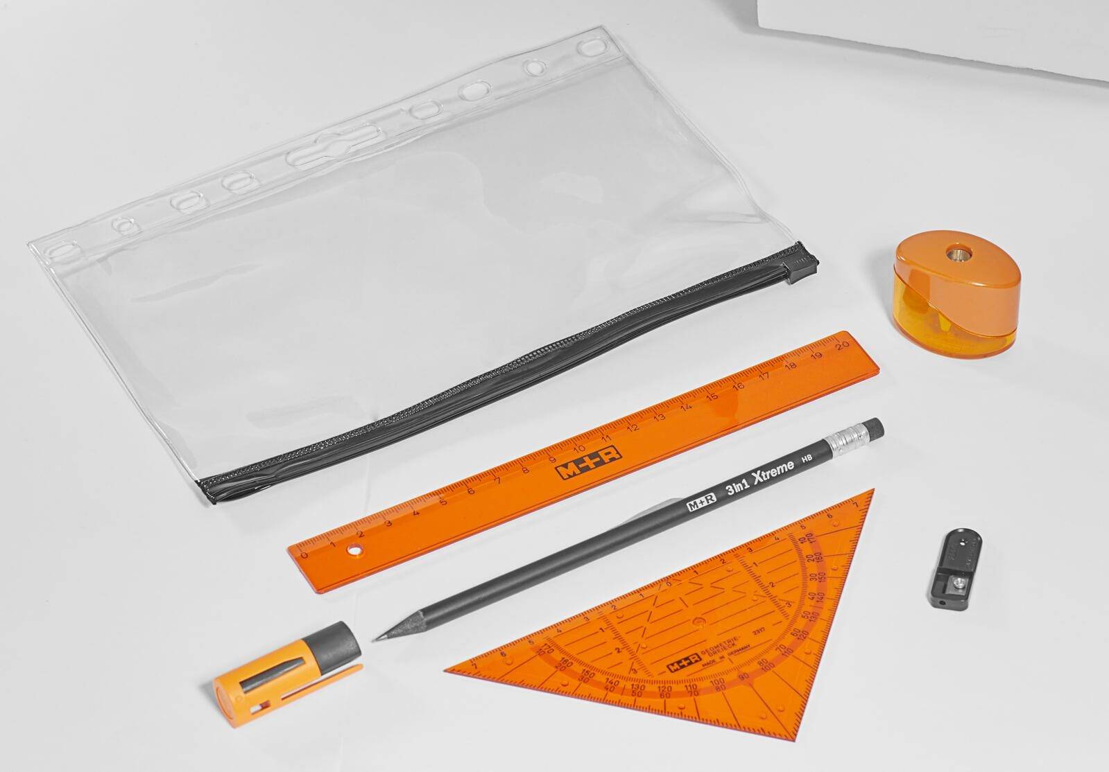 Möbius Ruppert Schreibset Schule neonorange