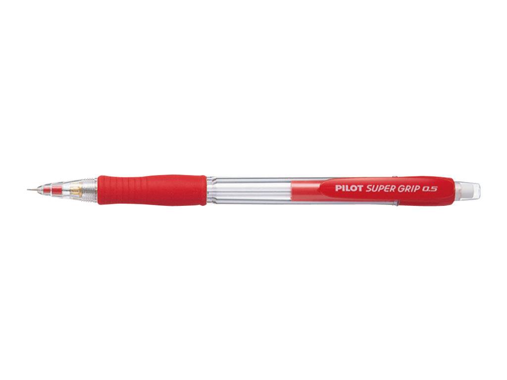 PILOT SUPER GRIP Druckbleistift rot HB 0,5 mm, 1 St.