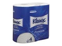 Kleenex Premium - Toilettenpapier - fabrikneue Zellstofffasern - 160 Blätter - Rolle - weiß (Packung mit 4)