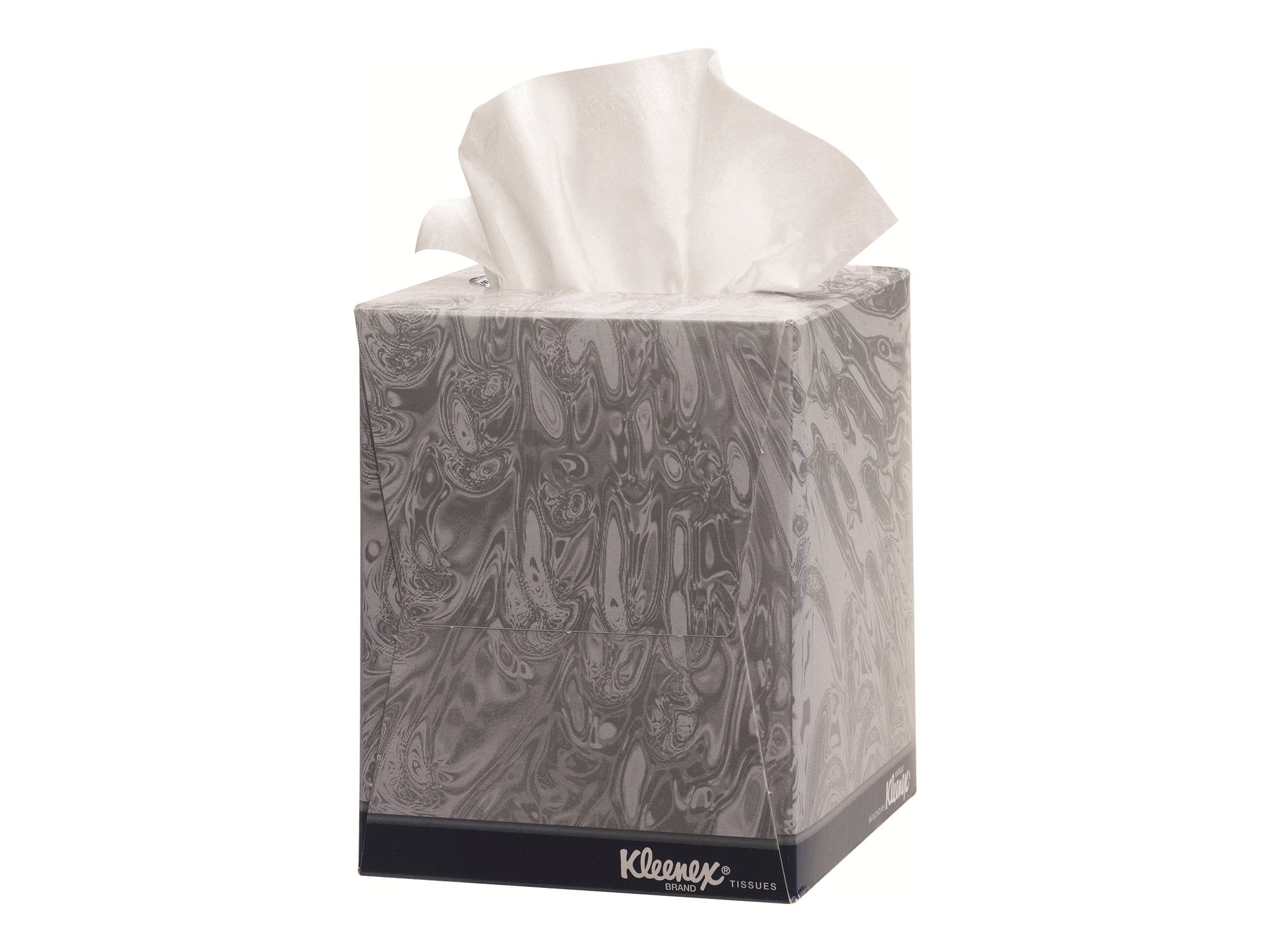 KIMBERLY-CLARK - Kleenex Cube - Papiertücher - 90 Blätter - weiß (Packung mit 12)