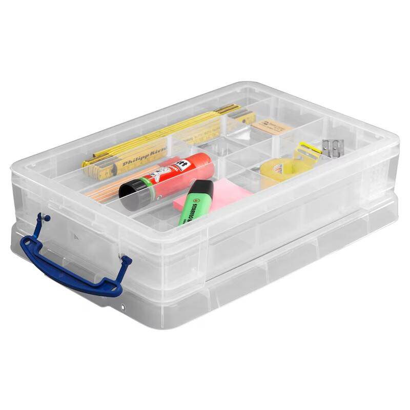 Aufbewahrungsbox 4,0 l - 39,5 x 25,5 x 8,8 cm transparent