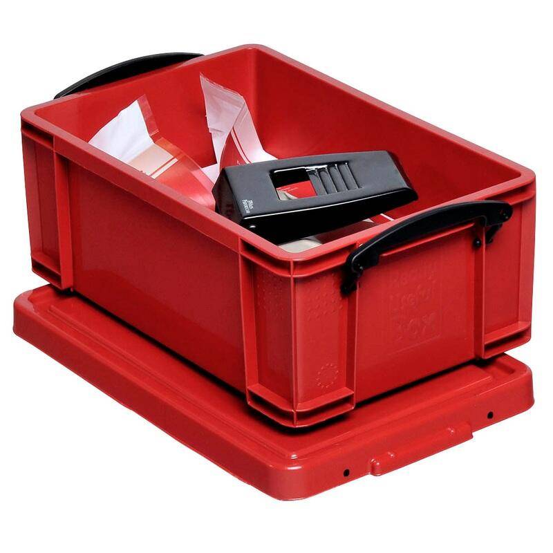 Really Useful Box Aufbewahrungsbox 9,0 l - 39,5 x 25,5 x 15,5 cm rot