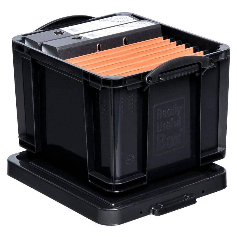 Aufbewahrungsbox 35,0 l - 48,0 x 39,0 x 31,0 cm schwarz 35BKCB