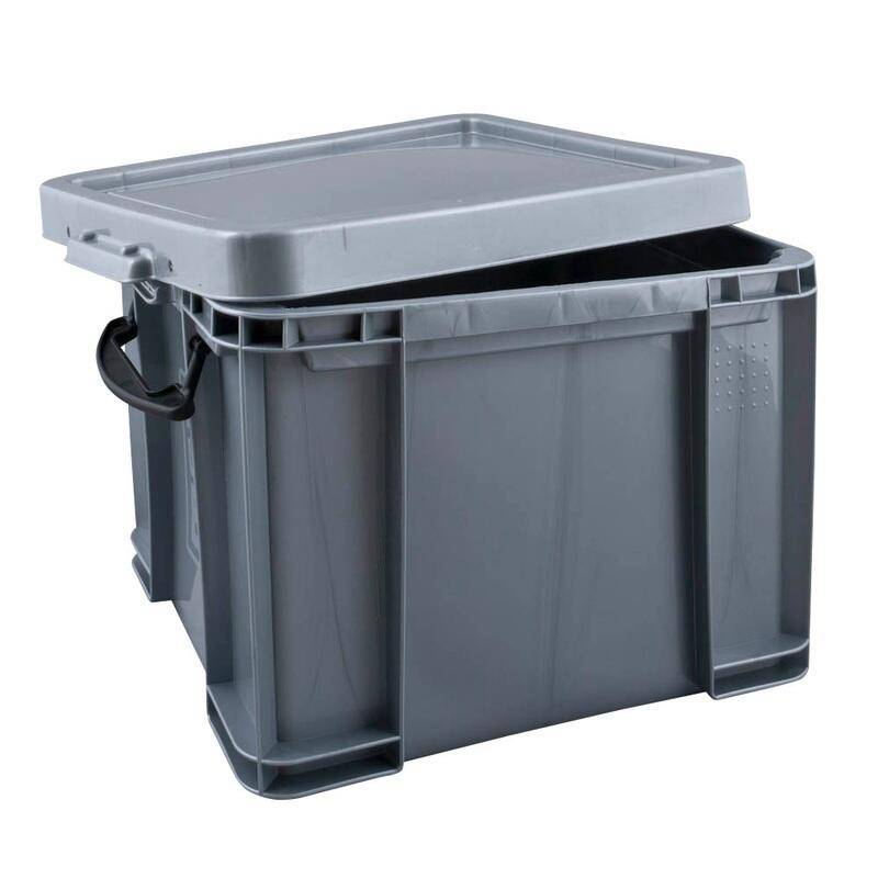 Aufbewahrungsbox 35,0 l - 48,0 x 39,0 x 31,0 cm silber 35SCB
