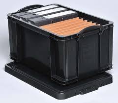 Really Useful Box Aufbewahrungsbox 48L - Schwarz