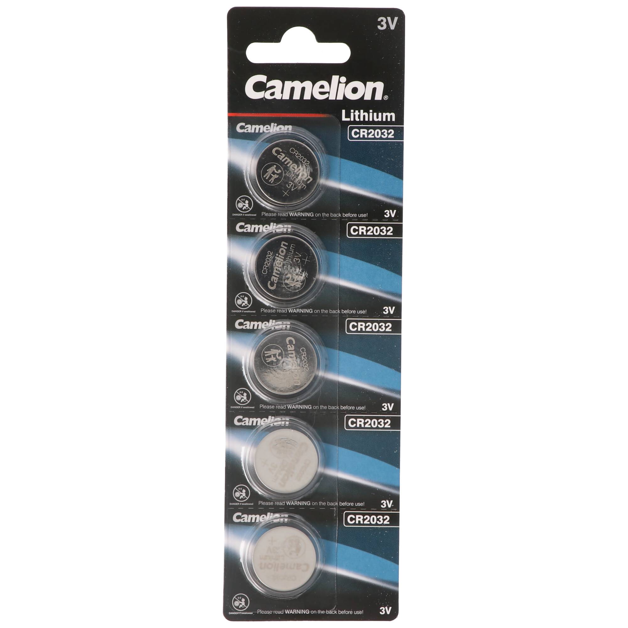 Camelion CR2032 Lithium Batterie im praktischen 5er Set