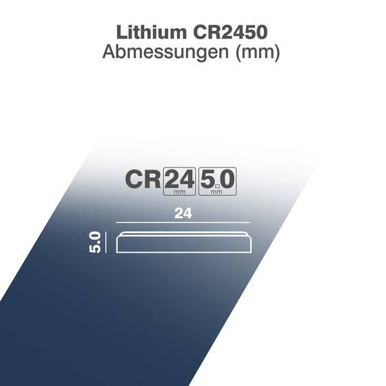 Camelion CR2450 Lithium Batterie im praktischen 5er Set