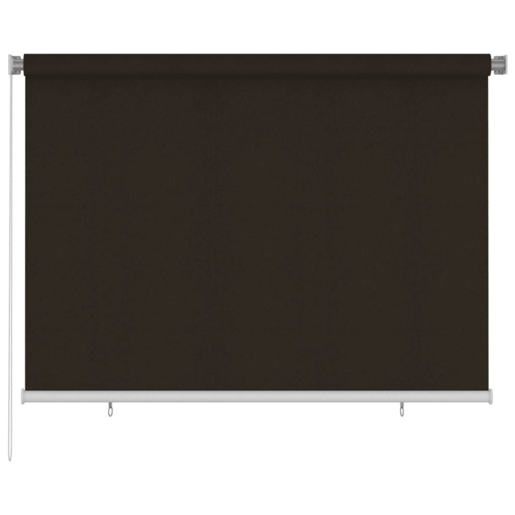 vidaXL Außenrollo 200x140 cm Braun HDPE