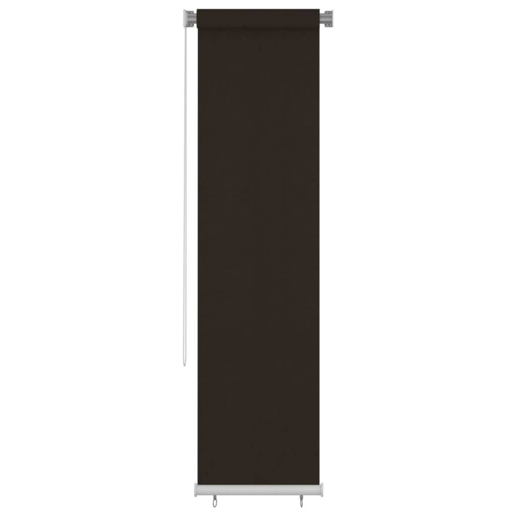 vidaXL Außenrollo 60x230 cm Braun HDPE
