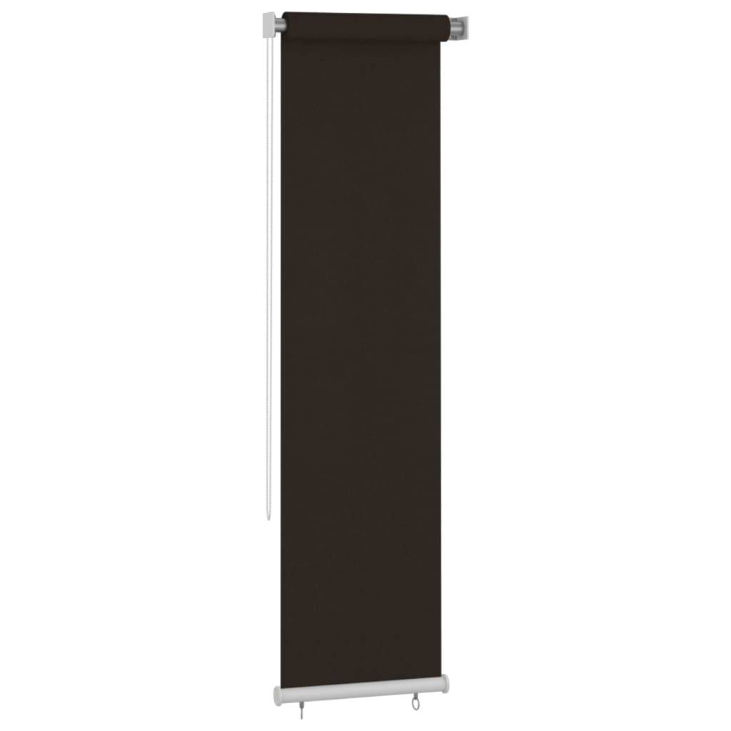 vidaXL Außenrollo 60x230 cm Braun HDPE