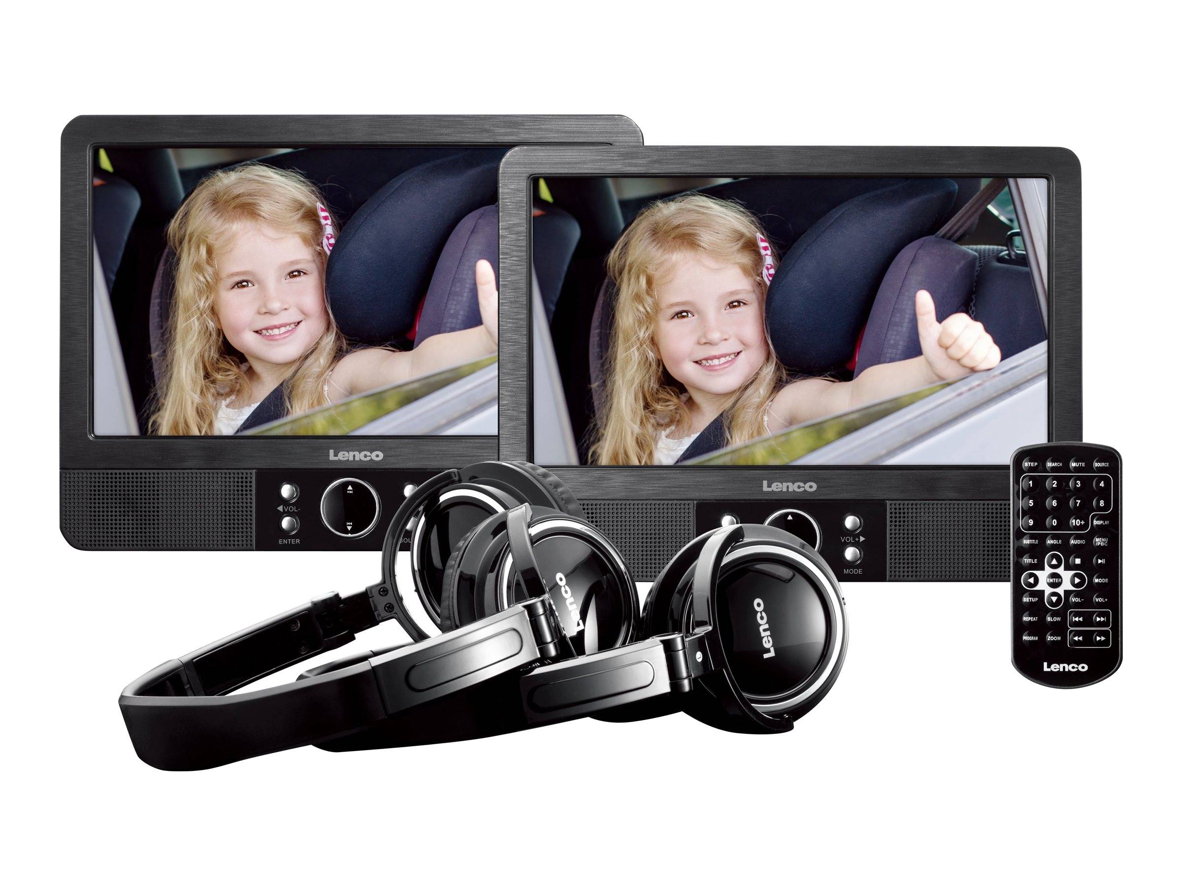 Lenco MES-415 - DVD-Player mit LCD-Monitor / LCD-Monitor - Anzeige - 22.9 cm (9")