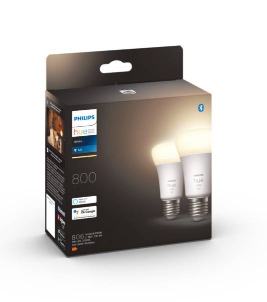 Philips Hue White - LED-Lampe - Form: A60 - E27 - 9 W (Entsprechung 60 W) - Klas