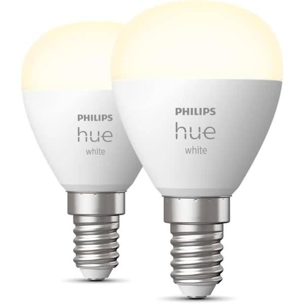 Philips Hue White E14 Luster Doppelpack 2x470lm.