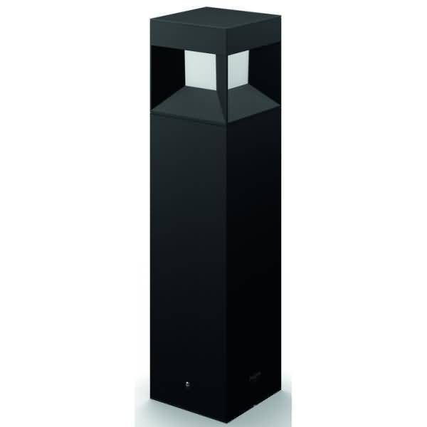 Philips Parterre LED Sockeleuchte 800lm Schwarz