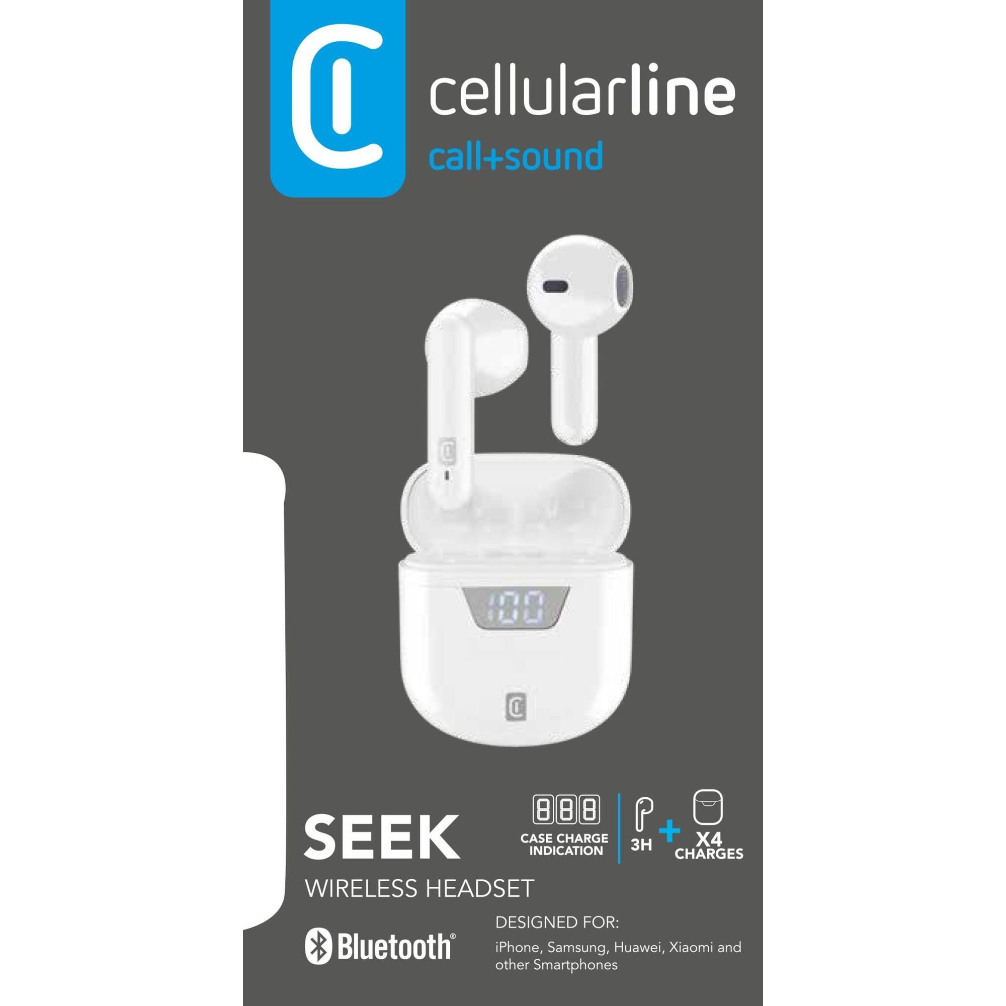 Cellularline Kopfhörer In Ear BTSEEKTWSW Seek ws