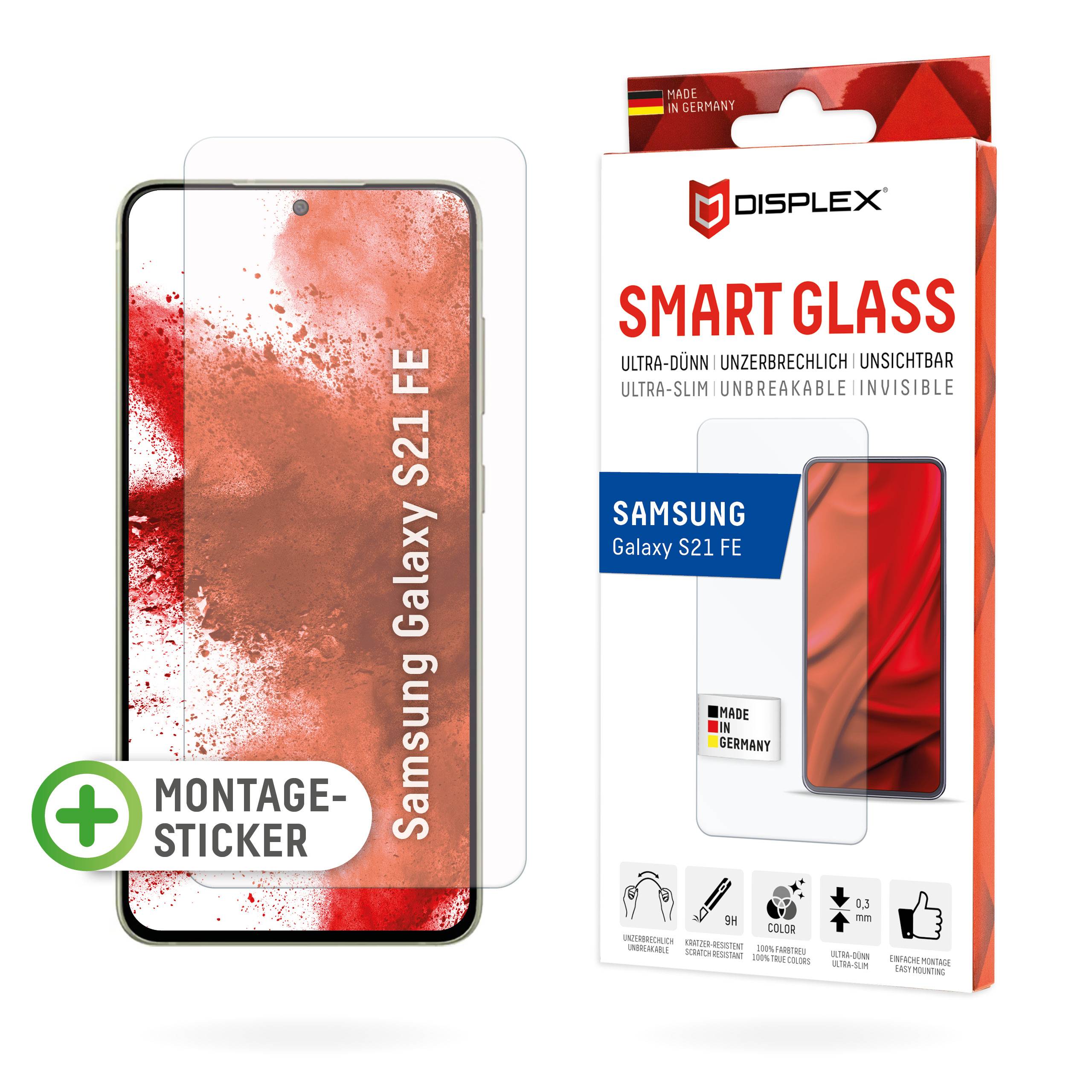 Smart Glass, Displayschutzfolie für Samsung Samsung Galaxy S21 FE