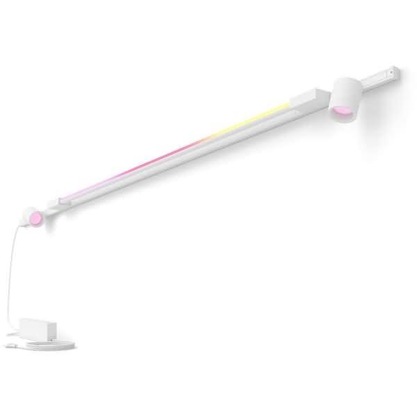 Philips Hue Perifo Basis-Set Wandl. 2 Spots+Gradient Tube Weiß