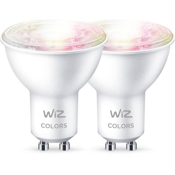 WiZ White&Color 50W GU10 Reflektor Tunable matt Doppelpack