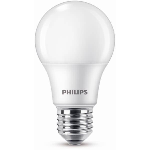 Philips LED classic Lampe 60W E27 Warmweiß 806lm matt 4er P