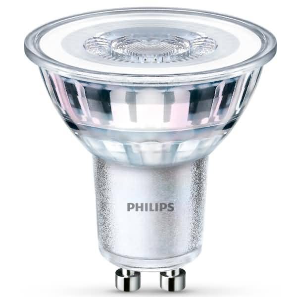 Philips LED classic Lampe 50W GU10 Warmweiß 355lm Silber 6er P